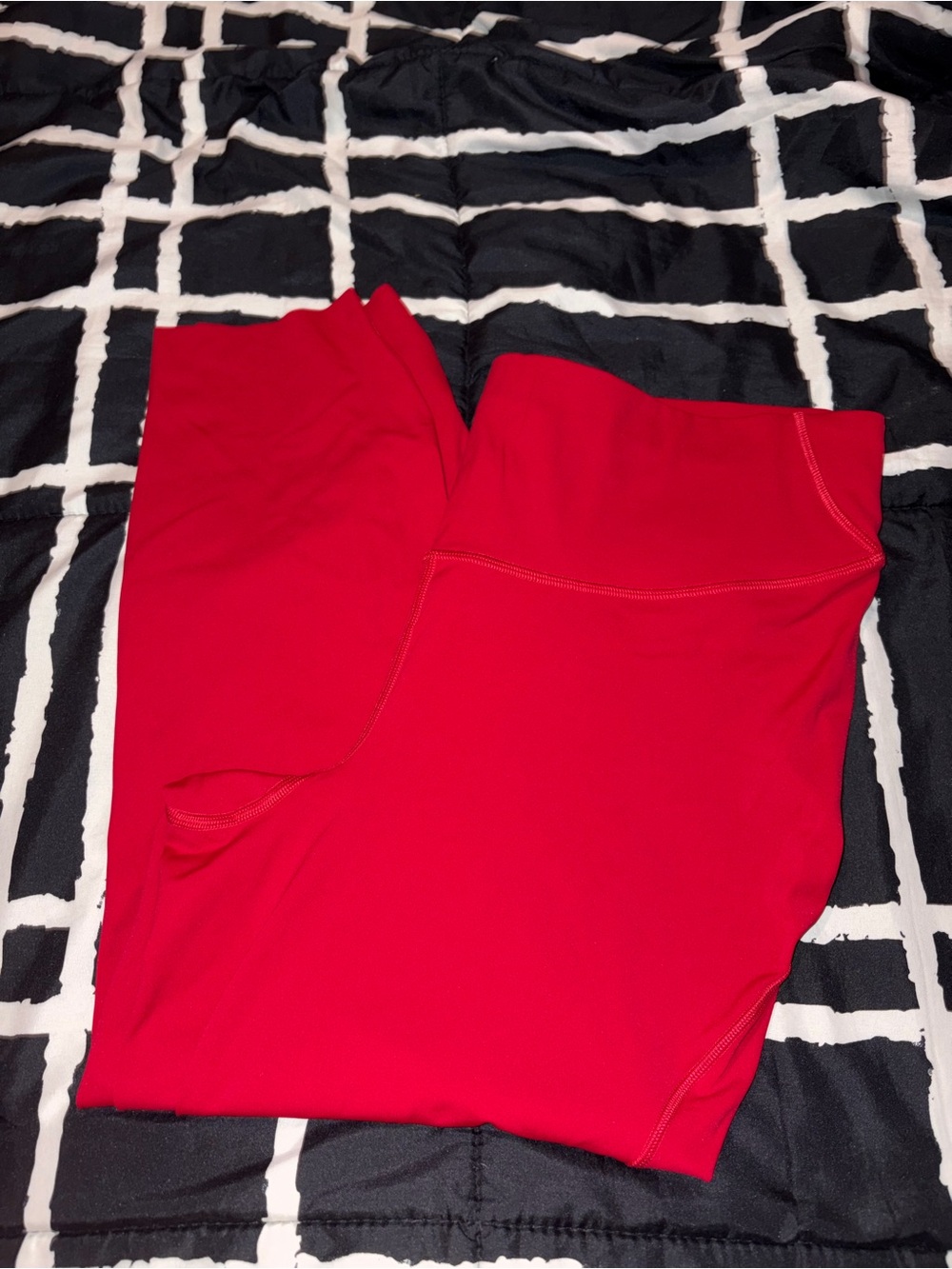 NWOT Lululemon size 14 Red High-Waist Leggings - Picture 5 of 5